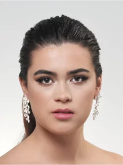 Poirier NC-1334 Boucles D'oreilles Argent