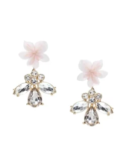 Poirier NC-1345 Boucles D'oreilles Rose/Or -BEAUTIFUL BRIDE SHOP Ventes nc 1345 600 nc 1345 600 02