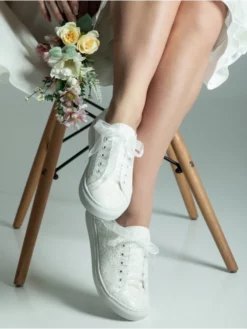 G. Westerleigh Nicki Sneaker De Mariée -BEAUTIFUL BRIDE SHOP Ventes nicki 5