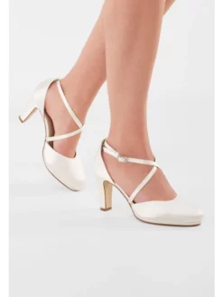 Rainbow Club Olaila Chaussure Mariage -BEAUTIFUL BRIDE SHOP Ventes olaila ivory satin