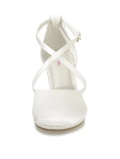 Rainbow Club Olaila Chaussure Mariage -BEAUTIFUL BRIDE SHOP Ventes olaila ivory satin 3 3