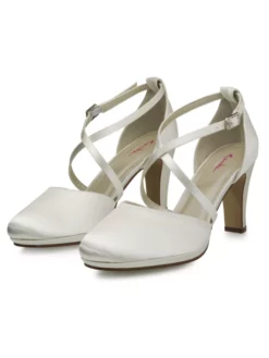Rainbow Club Olaila Chaussure Mariage -BEAUTIFUL BRIDE SHOP Ventes olaila ivory satin 6 3