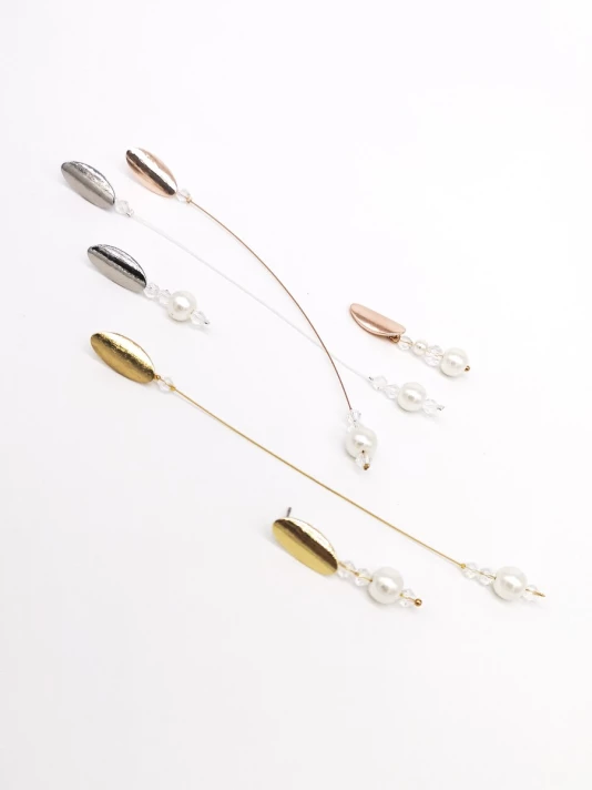 Forever & Eva O203L Boucle D'oreille Longue Perle 1 Forever & Eva O203L Boucle D'oreille Longue Perle