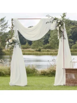 Ginger Ray PAMA-132 Backdrop Draperie Ivoire