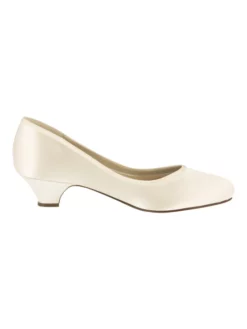 Rainbow Club Paula Chaussure Mariage -BEAUTIFUL BRIDE SHOP Ventes paula ivory satin 2 1