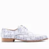 Paulo Bellini Carbonia Blanc/Bleu Chaussure Mariage Homme