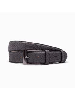 Paulo Bellini Anaconda Ceinture Homme Antracite