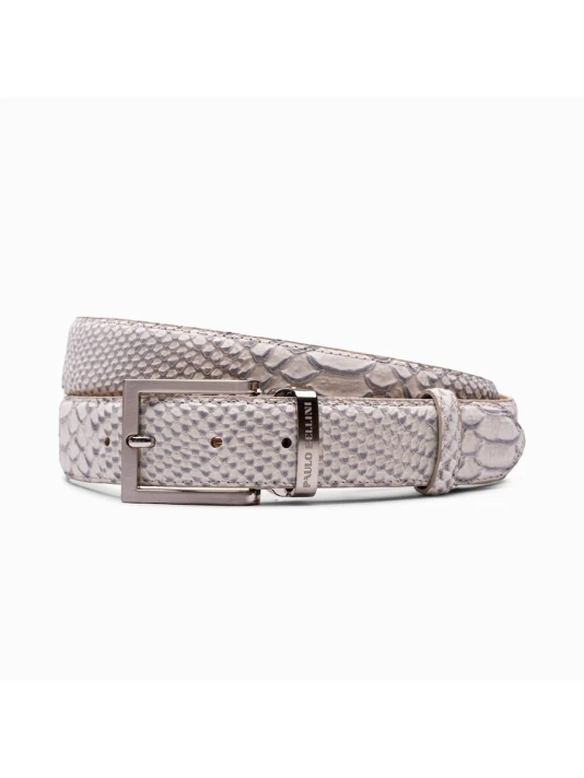 Paulo Bellini Anaconda Ceinture Homme Taupe 1 Paulo Bellini Anaconda Ceinture Homme Taupe