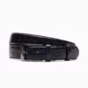 Paulo Bellini Croco Ceinture Homme Bleu