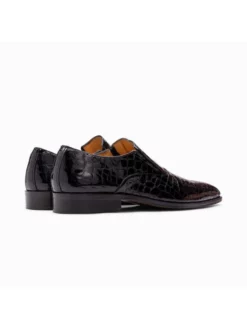 Paulo Bellini Mantova Noir Chaussure Mariage Homme -BEAUTIFUL BRIDE SHOP Ventes paulo bellini croco lack black mens wedding shoes 3