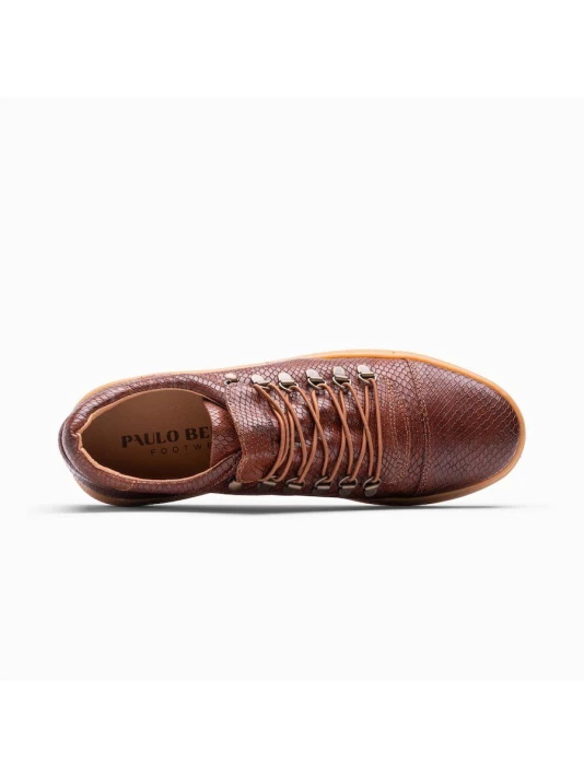 Paulo Bellini Fermo Baskets Homme Mariage Cognac 4 Paulo Bellini Fermo Baskets Homme Mariage Cognac – Image 4