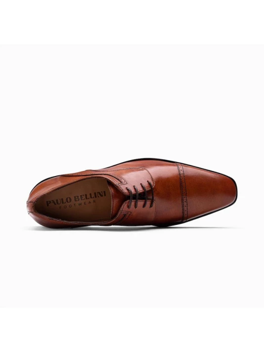 Paulo Bellini Monza Chaussure Mariage Homme Cognac 4 Paulo Bellini Monza Chaussure Mariage Homme Cognac – Image 4