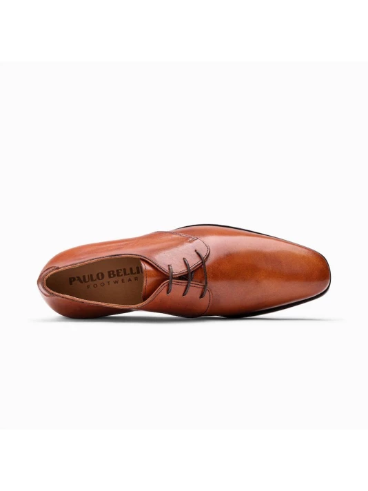 Paulo Bellini Napels Chaussure Mariage Homme Cognac 4 Paulo Bellini Napels Chaussure Mariage Homme Cognac – Image 4