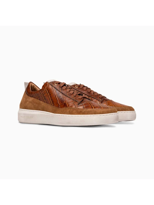 Paulo Bellini Rome Baskets Homme Mariage Cognac 2 Paulo Bellini Rome Baskets Homme Mariage Cognac – Image 2