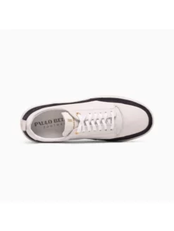 Paulo Bellini Rome Baskets Homme Mariage Blanc Bleu -BEAUTIFUL BRIDE SHOP Ventes paulo bellini rome wedding trainers white blue 4