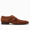 Paulo Bellini Ugento Chaussure Mariage Homme Suède Cognac