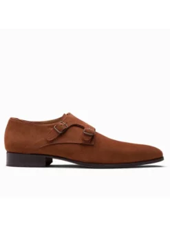 Paulo Bellini Ugento Chaussure Mariage Homme Suède Cognac