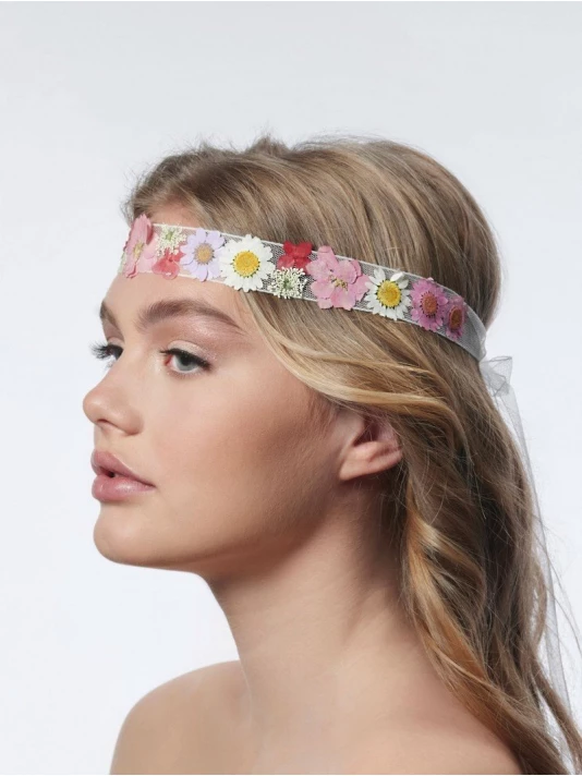 Poirier BB-8608 Fleurs Bandeau Cheveux 2 Poirier BB-8608 Fleurs Bandeau Cheveux – Image 2