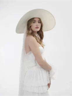 Poirier HT-103-Ivoire Chapeau -BEAUTIFUL BRIDE SHOP Ventes poirier ht 103 ivory hat 3 1