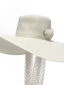 Poirier HT-103-Ivoire Chapeau -BEAUTIFUL BRIDE SHOP Ventes poirier ht 103 ivory hat 7 1
