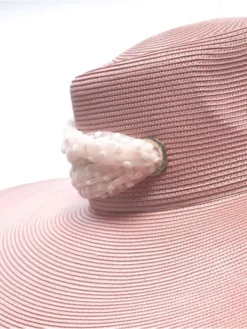 Poirier HT-103-Rose Chapeau -BEAUTIFUL BRIDE SHOP Ventes poirier ht 103 pink hat 10
