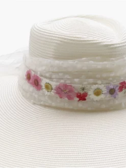 Poirier HT-105 Chapeau Fleurs 7 Poirier HT-105 Chapeau Fleurs -BEAUTIFUL BRIDE SHOP Ventes poirier ht 105 ivory hat 4