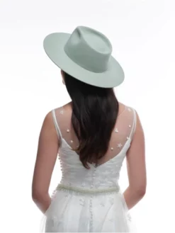 Poirier HT-300-Vert Chapeau -BEAUTIFUL BRIDE SHOP Ventes poirier ht 300 green hat 7