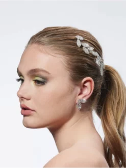 Poirier NC-1327 Boucles D'Oreilles Argent