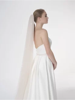 Poirier S47-300-1-Blush Voile 11 Poirier S47-300-1-Blush Voile -BEAUTIFUL BRIDE SHOP Ventes poirier s47 300 1 blush veil 5