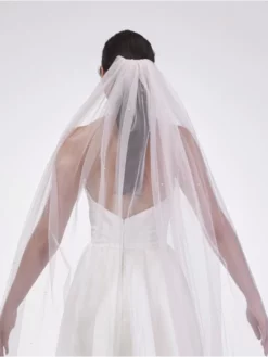 Poirier S48-210-1-Blush Voile 8 Poirier S48-210-1-Blush Voile -BEAUTIFUL BRIDE SHOP Ventes poirier s48 210 1 blush veil 4