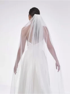 Poirier S48-210-1-Ivoire Voile 8 Poirier S48-210-1-Ivoire Voile -BEAUTIFUL BRIDE SHOP Ventes poirier s48 210 1 ivory veil 3