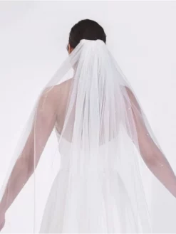 Poirier S48-300-1-Ivoire Voile 8 Poirier S48-300-1-Ivoire Voile -BEAUTIFUL BRIDE SHOP Ventes poirier s48 300 1 ivory veil 3