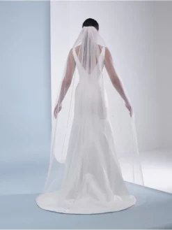 Poirier S49-210-1-Blush Voile 8 Poirier S49-210-1-Blush Voile -BEAUTIFUL BRIDE SHOP Ventes poirier s49 210 1 blush veil 4