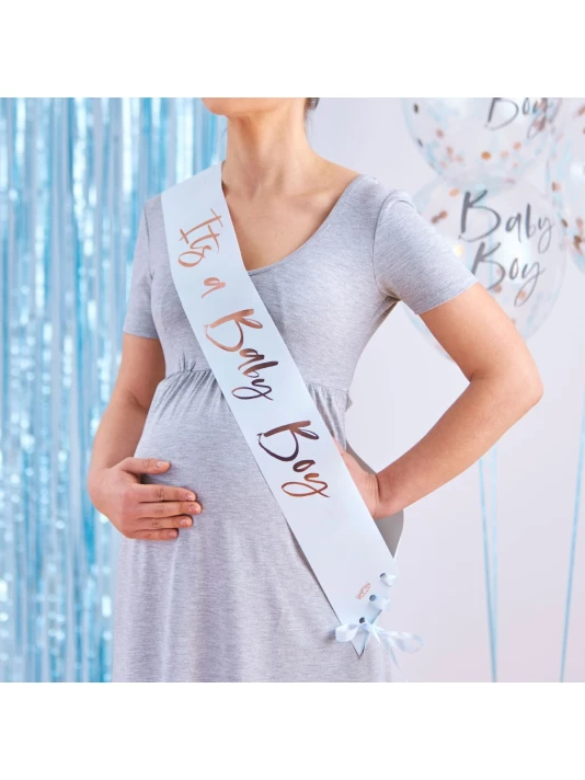 Ginger Ray TW-833 Twinkle Twinkle It's A Baby Boy Ceinture 2 Ginger Ray TW-833 Twinkle Twinkle It's A Baby Boy Ceinture – Image 2