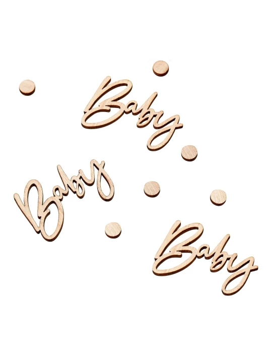 Ginger Ray BAB-121 Botanical Baby Confettis De Table 2 Ginger Ray BAB-121 Botanical Baby Confettis De Table – Image 2