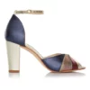 Rachel Simpson Brooke Chaussures Mariage Bleu