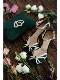 Rachel Simpson Cecelia Chaussures Mariage Vert -BEAUTIFUL BRIDE SHOP Ventes rachel simpson cecelia opal forest green spet 2020