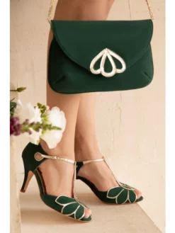 Rachel Simpson Mimosa Chaussures Mariage Vert -BEAUTIFUL BRIDE SHOP Ventes rachel simpson mimosa forest opal green sept 2020