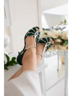 Rachel Simpson Mimosa Chaussures Mariage Vert -BEAUTIFUL BRIDE SHOP Ventes rachel simpson mimosa forest green july 2020