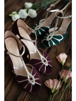 Rachel Simpson Mimosa Chaussures Mariage Vert -BEAUTIFUL BRIDE SHOP Ventes rachel simpson mimosa forest mimosa berry sept 2020