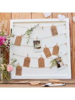 Ginger Ray CW-262 Rustic Country Planche D'invité En Bois