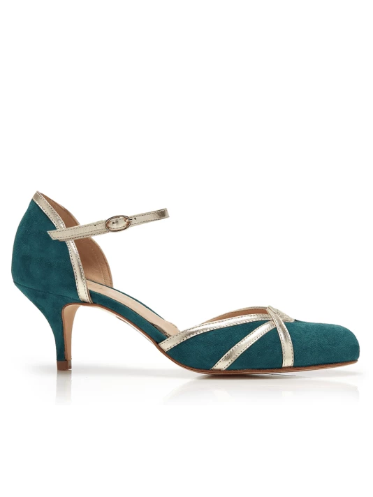 Rachel Simpson Luella Chaussures Mariage Sarcelle 1 Rachel Simpson Luella Chaussures Mariage Sarcelle