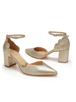 Rachel Simpson Remi Chaussures Mariage Or -BEAUTIFUL BRIDE SHOP Ventes rs remi gold 4
