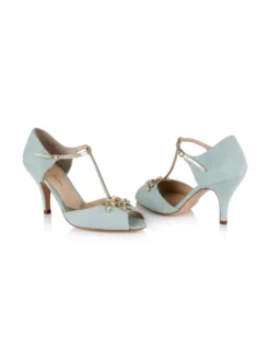 Rachel Simpson Chaussure Mariage Amalia Mint -BEAUTIFUL BRIDE SHOP Ventes rss brautschuhe amalia mint pair toe to toe 2400xjpg. 1