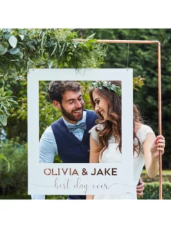 Ginger Ray BR-339 Botanical Wedding Cadre De Cabine Photo