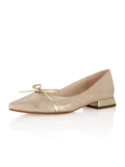 Fiarucci Bridal Shari Chaussures Mariage Dorées