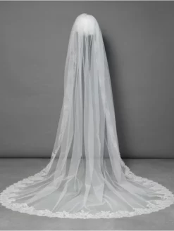 Poirier S91-300/1/MED Voile -BEAUTIFUL BRIDE SHOP Ventes sluier s91 300 1 med 002 01 3