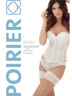 Bas De Luxe Bicolore Poirier (ST-500) -BEAUTIFUL BRIDE SHOP Ventes st 500 202 2 3