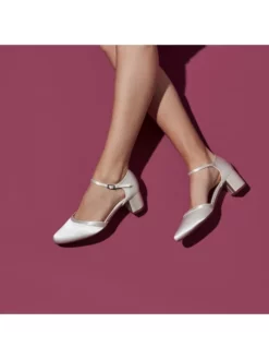 Rainbow Club Stacy Chaussure Mariage -BEAUTIFUL BRIDE SHOP Ventes stacy ivory satin ls a