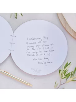 Ginger Ray SW-801 Livre D'Or Bois -BEAUTIFUL BRIDE SHOP Ventes sw 801 2